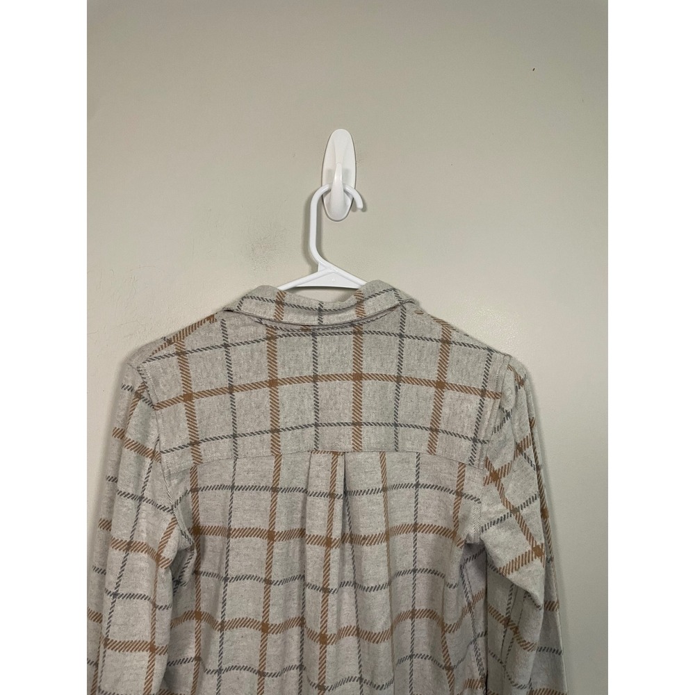 Faherty Legend Sweater Shirt in Windowpane Plaid Size XS Casual Fall Layering - Picture 7 of 11